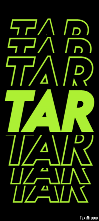 TAR Texteffekt