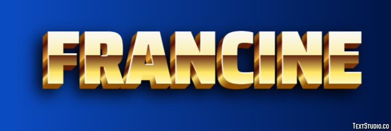 Francine Text Effect