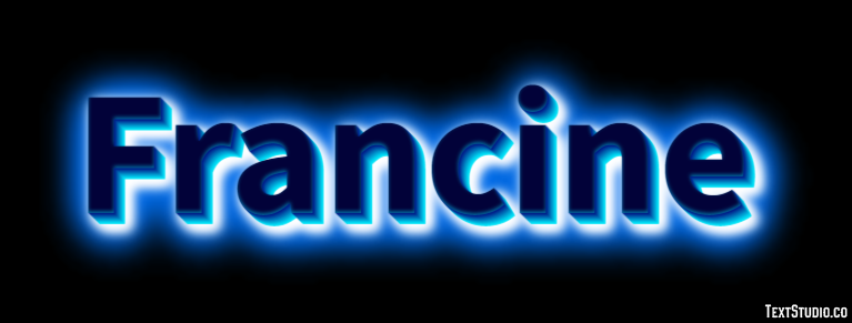 Francine Text Effect