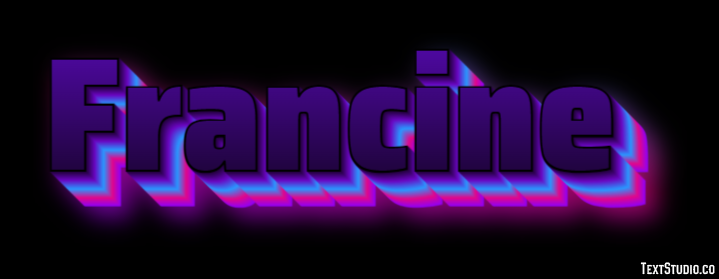 Francine Text Effect