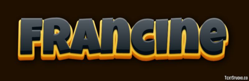 Francine Text Effect