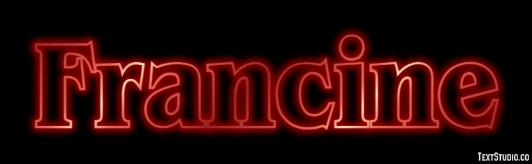 Francine Text Effect