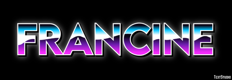 Francine Text Effect