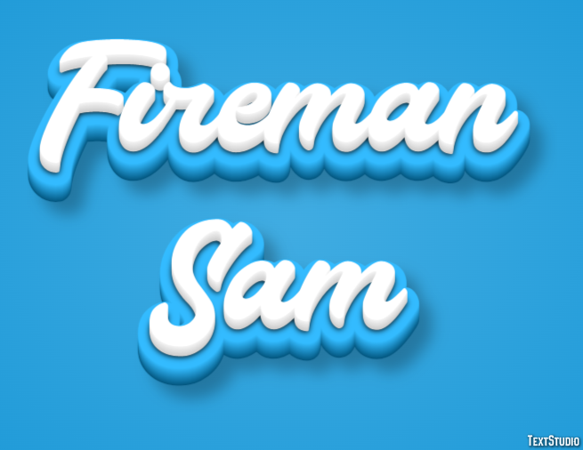 Fireman Sam Efekt tekstowy