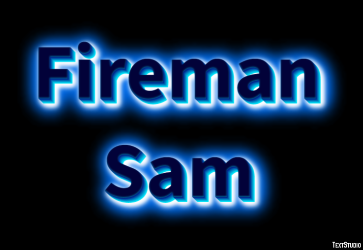 Fireman Sam Text Effect
