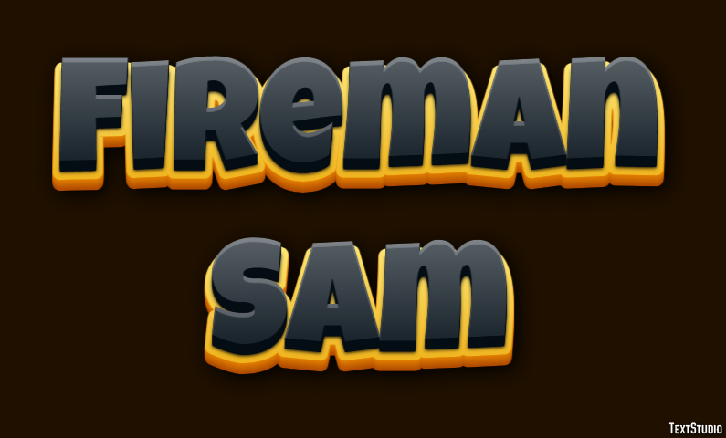 Fireman Sam Effetto testo