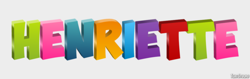 Henriette Effet de Texte