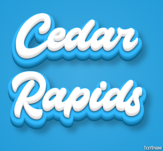 Cedar Rapids Efekt tekstowy