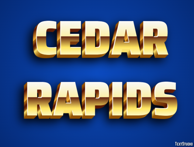 Cedar Rapids Efekt tekstowy