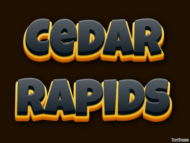Cedar Rapids Efekt tekstowy