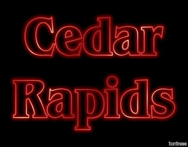 Cedar Rapids Efekt tekstowy