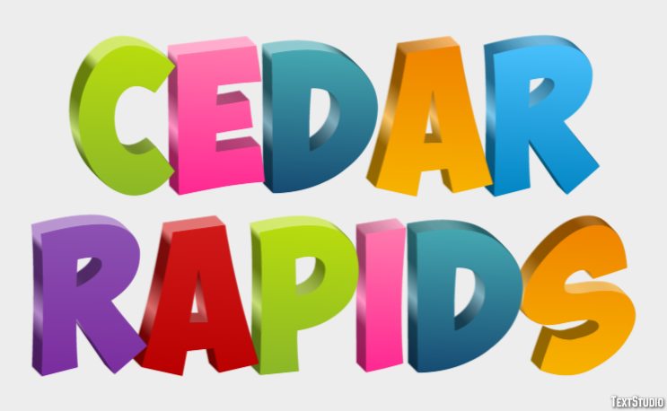 Cedar Rapids Efekt tekstowy
