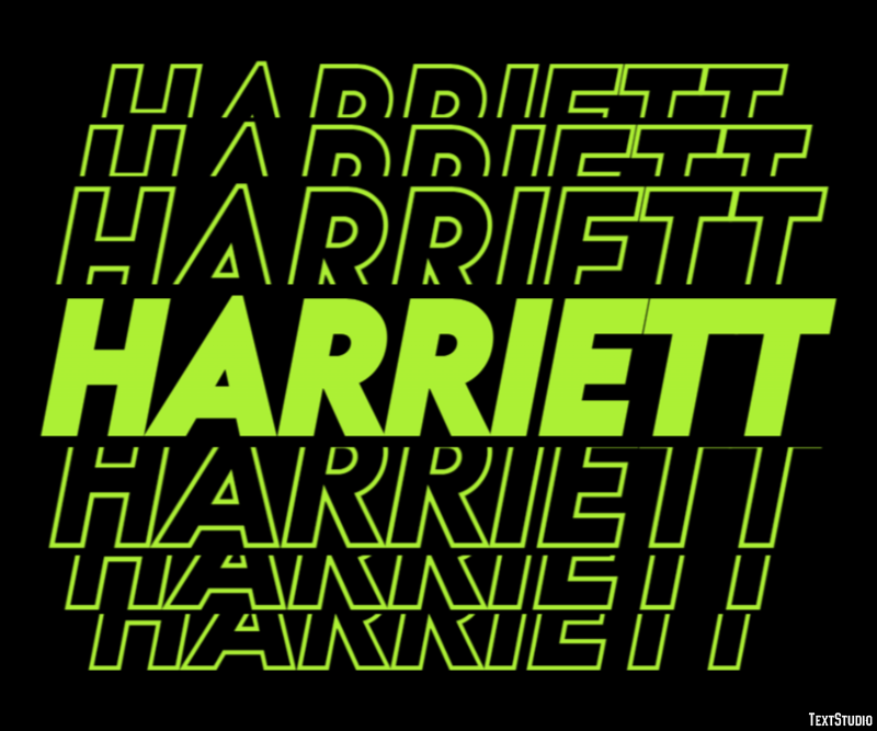 Harriett Efecto de Texto