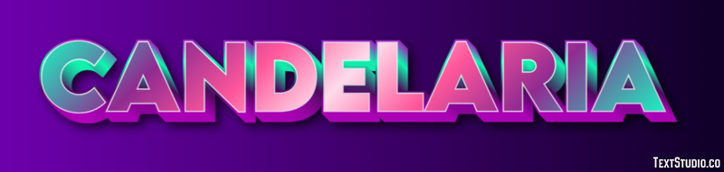 Candelaria Efecto de Texto