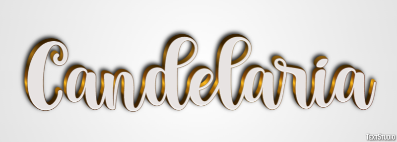 Candelaria Efecto de Texto