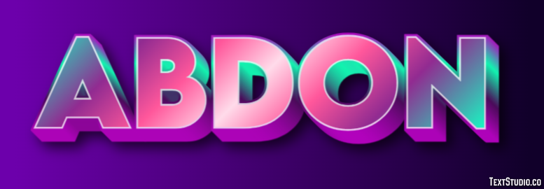 Abdon Text Effect