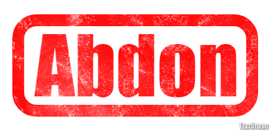 Abdon Text effect