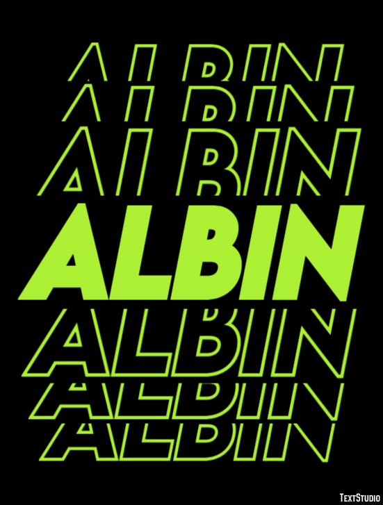 Albin Efekt tekstowy