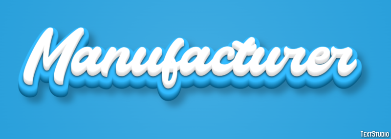 Manufacturer Effet de Texte