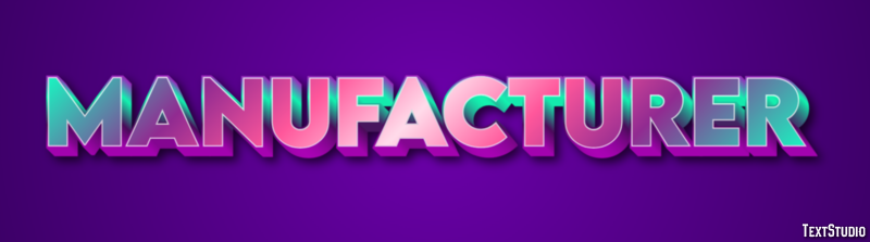 Manufacturer Effet de Texte