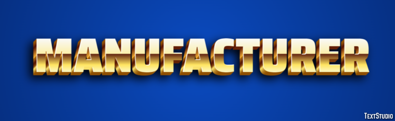 Manufacturer Text Effect