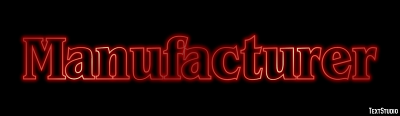 Manufacturer Efecto de Texto