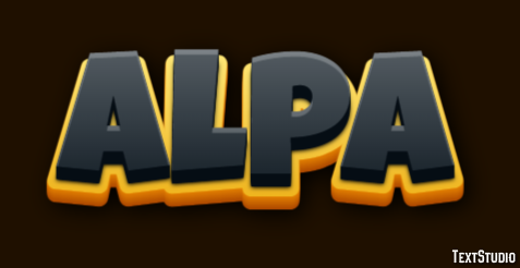 Alpa Text Effect