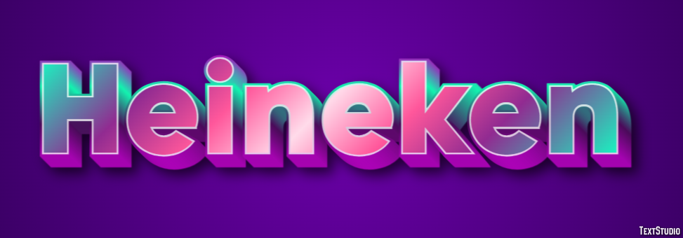 Heineken Text Effect