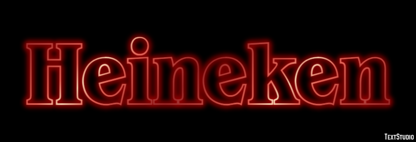 Heineken Text effect