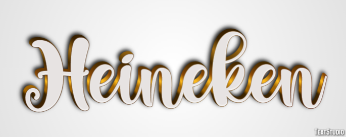 Heineken Text effect