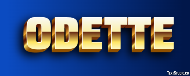 Odette Text Effect