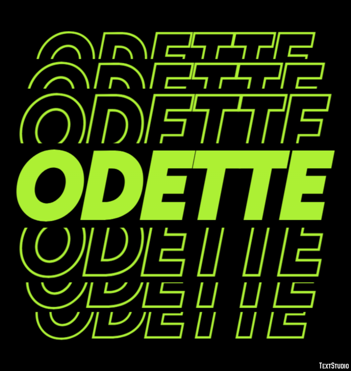 Odette Efeito de texto