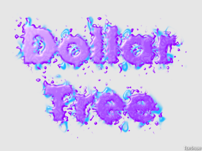 Dollar Tree Tekst Effect