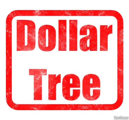 Dollar Tree Tekst Effect