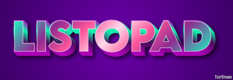 Listopad Efekt tekstowy