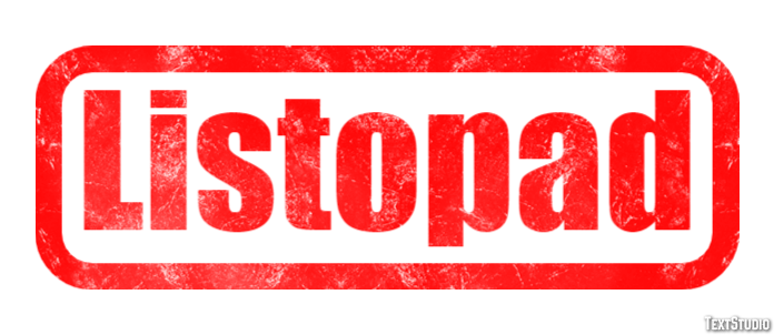 Listopad Text Effect