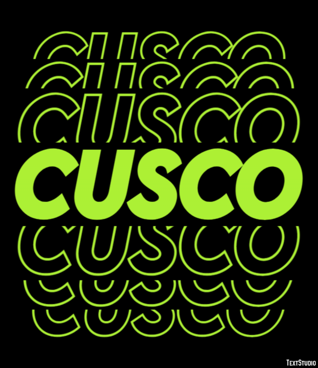Cusco Efekt tekstowy
