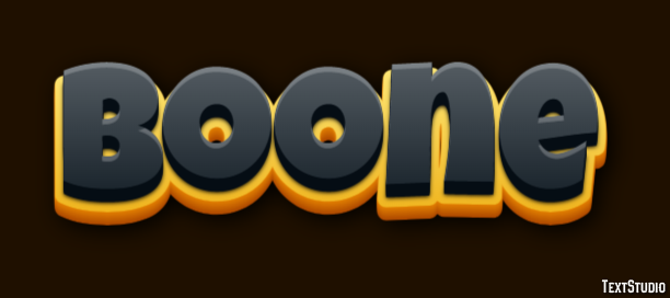 Boone Text effect