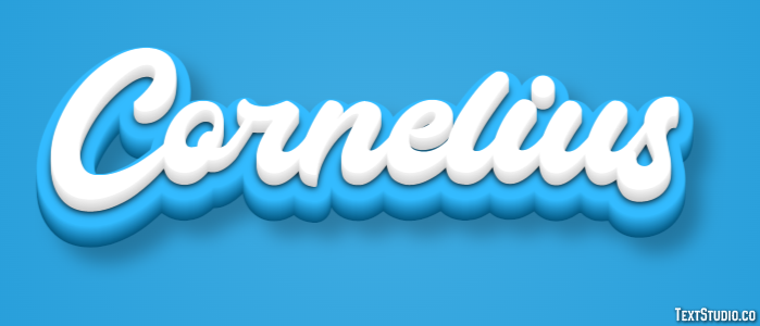 Cornelius Text Effect