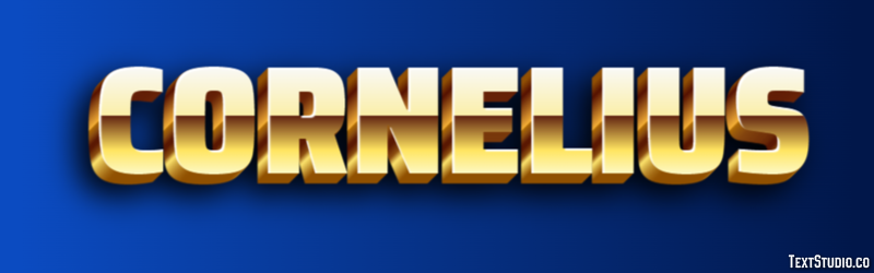 Cornelius Text Effect