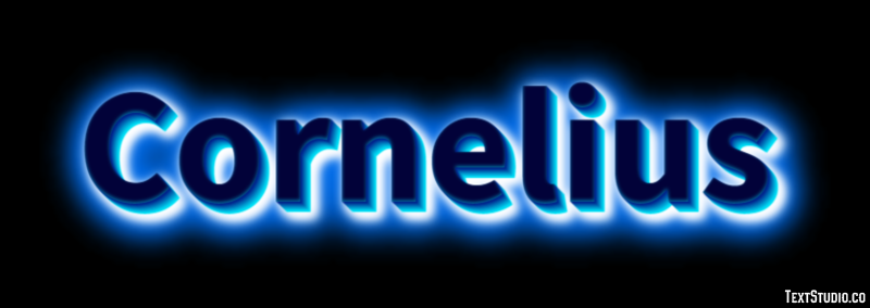 Cornelius Text Effect