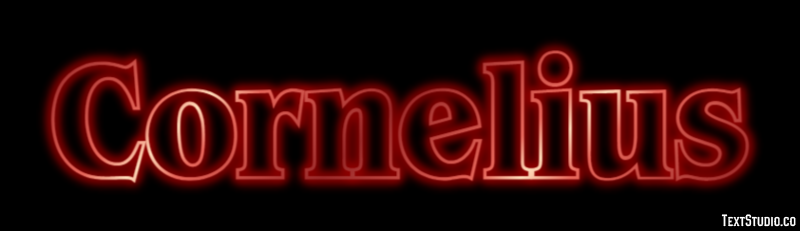 Cornelius Text Effect
