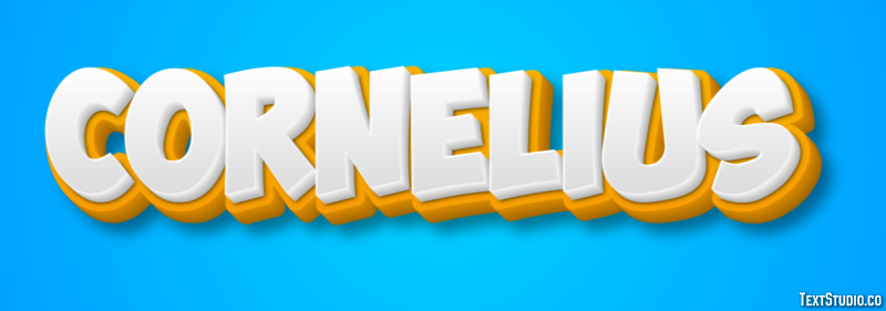 Cornelius Text Effect