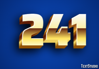 241 Efecto de Texto