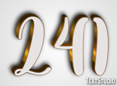 241 Efecto de Texto