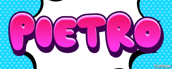 Pietro Efecto de Texto