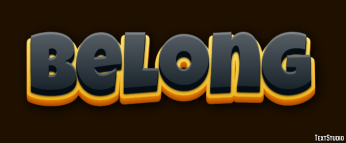 Belong Text effect
