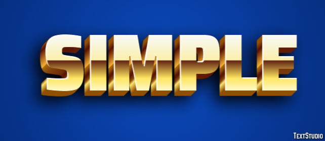 Simple Effet de Texte