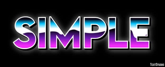 Simple Effet de Texte