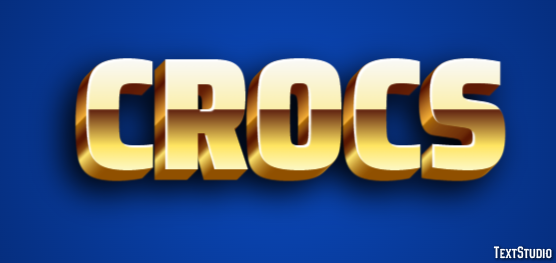 Crocs Text Effect